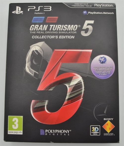 Gran Turismo 5 Collectors Edition - PS3 - I æske (A Grade) (Genbrug)
